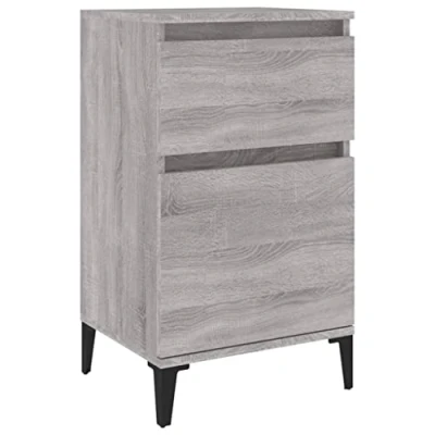 Image de vidaXL Table de chevet sonoma gris 40x35x70 cm bois d&#039;ingénierie819674