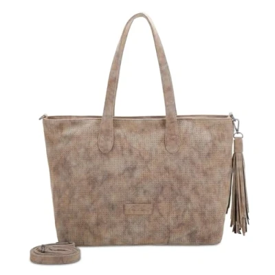 Afbeelding van Fritzi aus Preußen Schoudertas Vintage Jordy Shopper Old Wood Lichtbruin