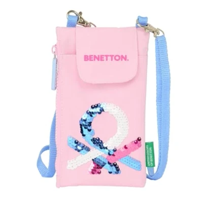 Afbeelding van Portemonnee Benetton Pink Zak voor mobiel Roze