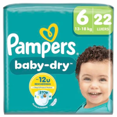 Afbeelding van Pampers Baby Dry Maat 6 Mega Pack 88 luiers