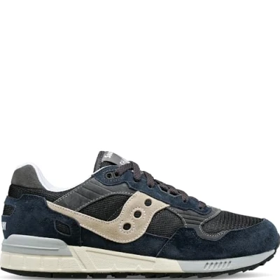 Afbeelding van Saucony Shadow 5000 Unisex Sneakers laag, Maat: 40, Navy/gray Leer en textiel