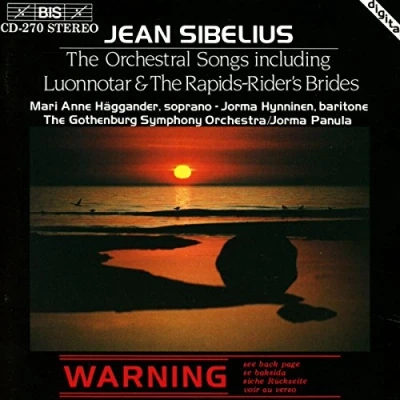 Afbeelding van Mari Anne Häggander, Jorma Hynninen, Gothenburg Symphony Orchestra Sibelius: Orchestral Songs (CD)