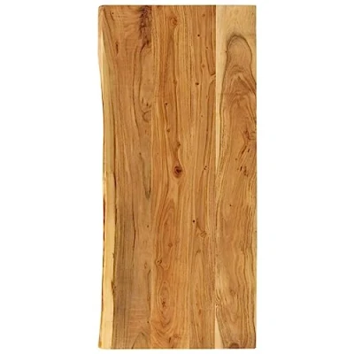 Afbeelding van Wastafelblad 140x52x3,8 cm massief acaciahout
