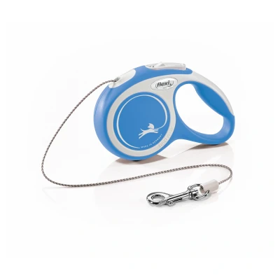 Afbeelding van Flexi Hondenriem New Comfort Koord Blauw 3m max. 8kg