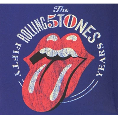 Afbeelding van The Rolling Stones 50Th Anniversary Vintage Tongue Koelkast Magneet 7.5 x cm