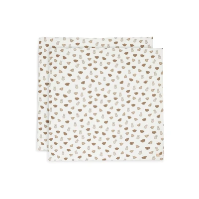 Afbeelding van Jollein Hydrofiele Doek Large 115x115cm Miffy and Friends 2 Stuks