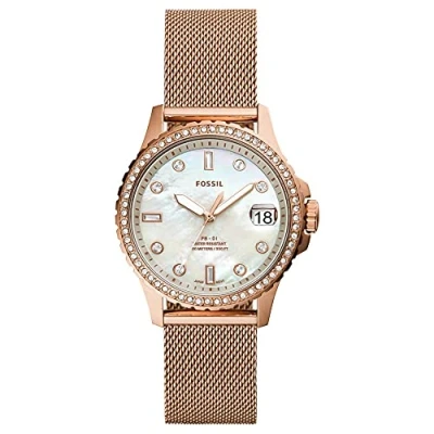 Afbeelding van Fossil FB 01 ES4999 Horloge Staal Rosékleurig Ø 36 mm