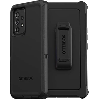 Afbeelding van Otterbox Defender beschermhoes voor Samsung Gaalxy A53 5G, schokbestendig, valbescherming, extreem robuust, beschermhoes, ondersteunt 4 x meer vallen dan militaire standaard, zwart, levering zonder