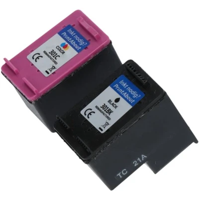Afbeelding van Huismerk HP 301 (N9J72AE) Inktcartridge Zwart + 3 kleuren Voordeelbundel