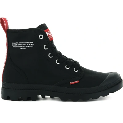 Afbeelding van Palladium Pampa HI DARE Unisex Veterboots, Maat: 37, Black Katoen