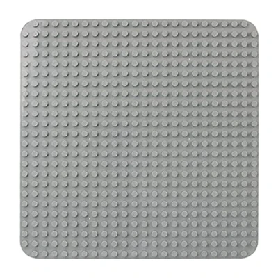 Afbeelding van Celawork grote bouwplaat, compatibel met Duplo platen, bodemplaat, 38 x cm, plaatset voor creatief spelen, educatief speelgoed (grijs)