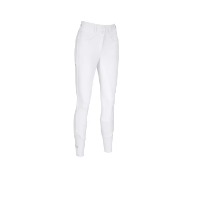 Image de Pikeur Pantalon d&#039;Équitation Laure Full Grip Flex Faux Leather BlancVendu par Agradi
