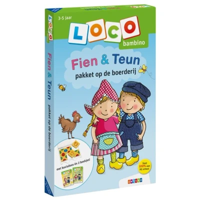Image de Loco bambino pakket Fien &amp; Teun op de boerderij