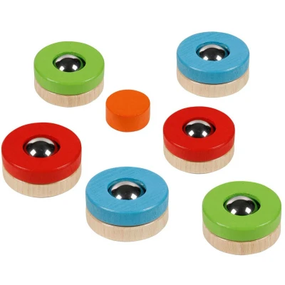 Afbeelding van Goki Houten Puckfire Curling Werpspel, 7dlg.
