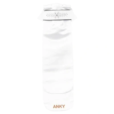Afbeelding van ANKY Plastron Sophisticated Wit/Grijs M Agradi.be