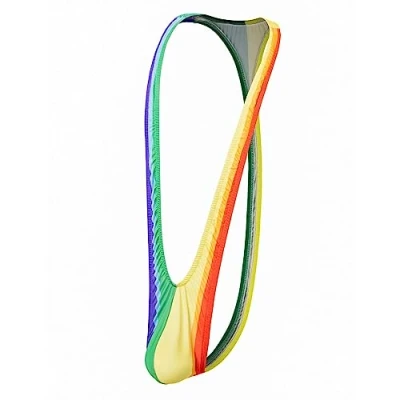 Afbeelding van Regenboog Mankini
