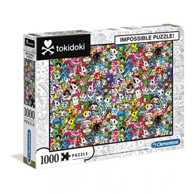 Afbeelding van Clementoni Tokidoki 1000 stukjes puzzel voor volwassenen, gemaakt in Italië, 39555, geen kleur