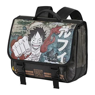 Afbeelding van KARACTERMANIA One Piece Map Schooltas Rugzak 2.0 Bruin, Size, Map, Kaart