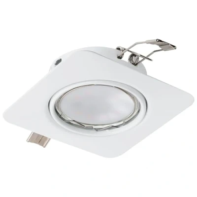 Afbeelding van EGLO Peneto Inbouwspotje LED 87X87mm. Wit Richtbaar