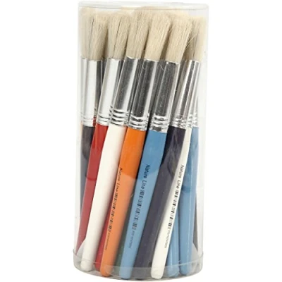 Afbeelding van Kwasten voor Kinderen, b: 15 mm, l: 19 cm, 30 stuks