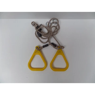 Afbeelding van Plastic ringenset 210x165 mm pp touw geel Hermic