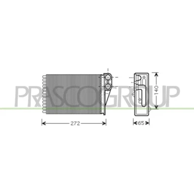 Afbeelding van PRASCO PG320H001 Warmtewisselaar