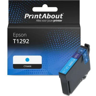 Afbeelding van Huismerk Epson T1292 Inktcartridge Cyaan