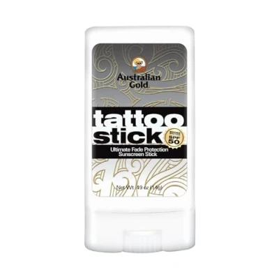 Afbeelding van Australian Gold Zonnebrand SPF 50 Tattoo Stick Zonnebrandcrème 14 gr