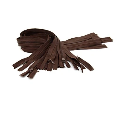 Afbeelding van LEDUC ritssluiting, bruin, 60 cm