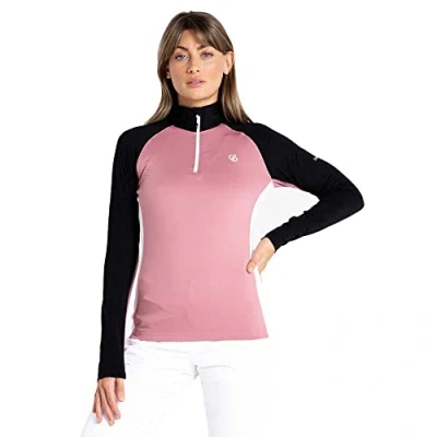 Afbeelding van De Dare 2B Involved Ii Fleece Met Halve Rits Dames Core Stretch Sneldrogend Roze