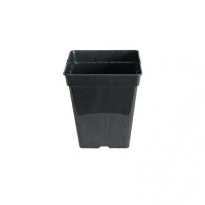 Afbeelding van Growmania Bloempot, vierkant, 25 l, kunststof, 33 x 35 cm, zwart