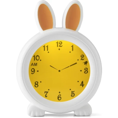 Afbeelding van Alecto BC100BUNNY Slaaptrainer, nachtlampje en wekker, konijn White