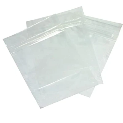 Afbeelding van 100 transparante enveloppen met druksluiting, 4 x 6 zakken ritssluiting