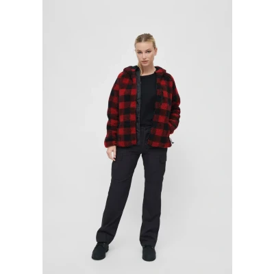 Afbeelding van Brandit Fleecejas, Dames, Maat: 5XL, Red/black/white