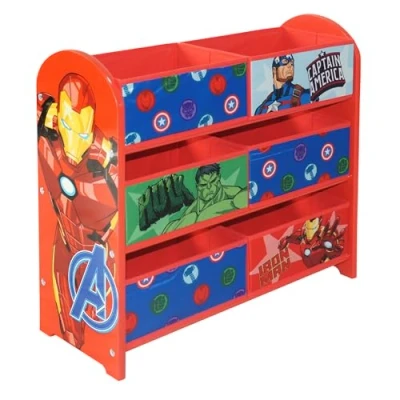 Afbeelding van Disney Avengers Opbergkast Kinderen Houten Kindermeubel Slaapkamer/Speelkamer