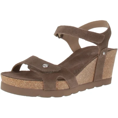 Afbeelding van Panama Jack Julia B73 Velour Damesschoenen sandalen Steen