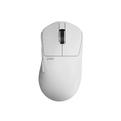 Afbeelding van Pulsar Gaming Gears X3 Draadloze gamingmuis, ultralicht (50 g), ergonomische hybride, optische schakelaar, 32.000 dpi, 750 IPS, XS 1 sensor, 8K compatibel (Mini, wit)