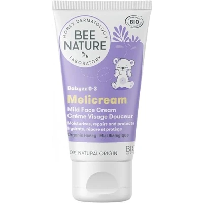 Image de Bee Nature Crème Visage Bébé Bio Douceur Réparation Miellé Cream Sans Allergène Pack 100% Recyclable 50ml