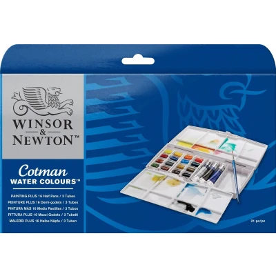 Afbeelding van Cotman Painting Plus Set 16 3