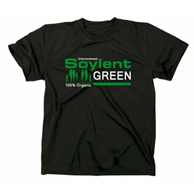 Afbeelding van Styletex23 Soylent groen T shirt, zwart.