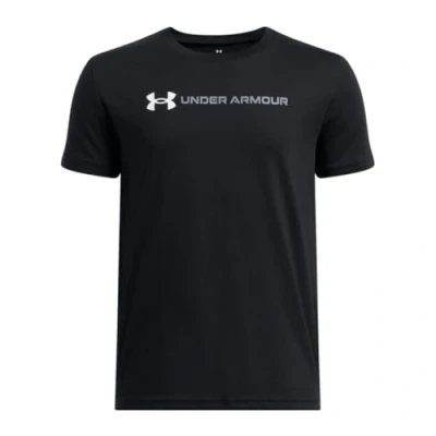 Afbeelding van Under Armour Logo Wordmark T shirt met korte mouwen voor jongens