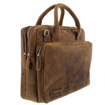 Afbeelding van Plevier Aktetas, Maat: One Size, Dark brown