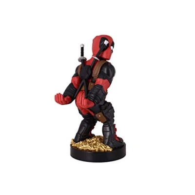 Image de Cable Guys Rear View Deadpool Marvel Phone Holder &amp; Collectable Desktop Gaming Accessories Stable Stand for holding Phones/iPhone/Samsung and Most Controllers