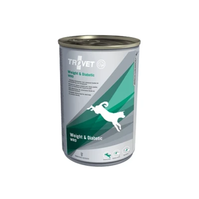 Afbeelding van TROVET WRD Weight &amp; Diabetic Hond Blik 6 x 400 gram
