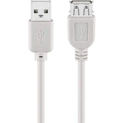 Image de Rallonge USB 2.0 HiSpeed, gris, 5.00m