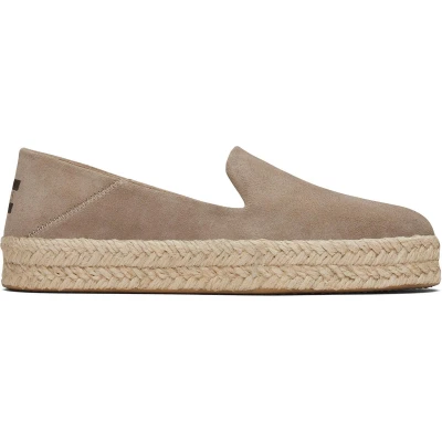 Afbeelding van TOMS Carolina Espadrilles, Dames, Maat: 42.5, Natural Veloursleer