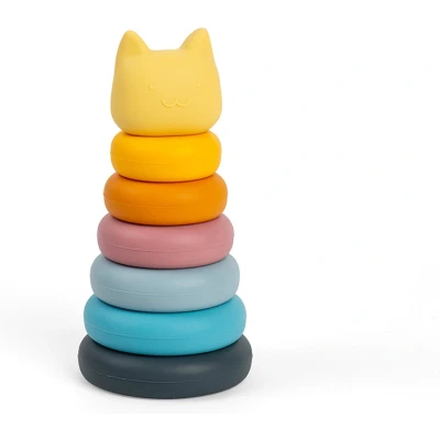 Afbeelding van BigJigs Silicone Stacking Cat