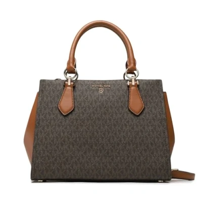 Afbeelding van Michael Kors dames Marilyn Medium handtas met logoprint