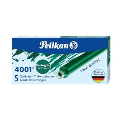 Afbeelding van Pelikan inktpatronen grote capaciteit 4001 GTP/5, donkergroen
