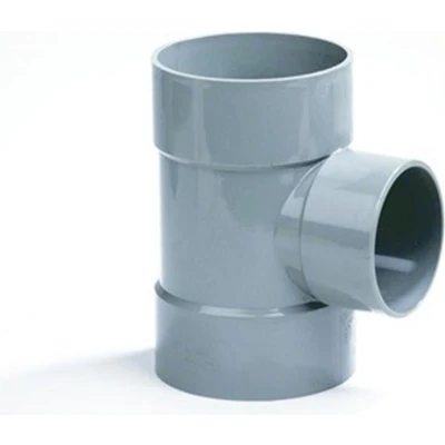 Afbeelding van Dyka Verloop T stuk 3x lijmmof 90 PVC keurmerk BRL52100 110 x 75mm